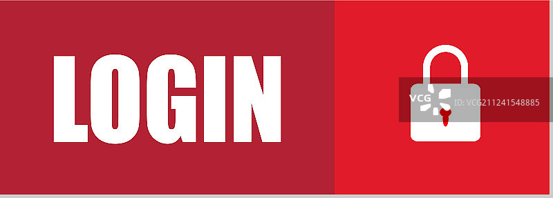 白色背景上的登录按钮图标图片素材