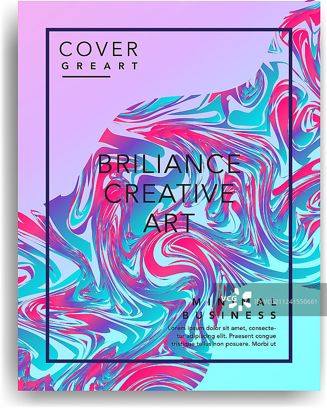 大理石封面时尚彩色背景EPS10图片素材