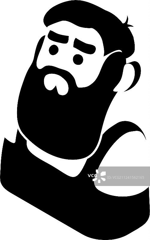 铁匠图标（简约黑色风格）图片素材