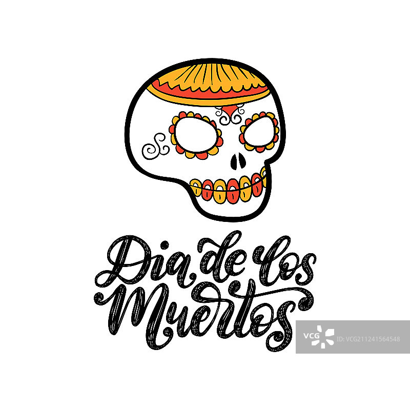 亡灵节是从西班牙语翻译过来的图片素材