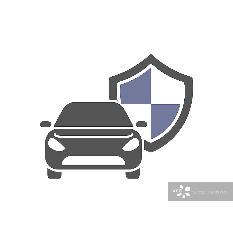 保护汽车安全盾牌图片素材