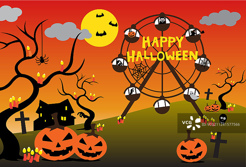 万圣节快乐图片素材