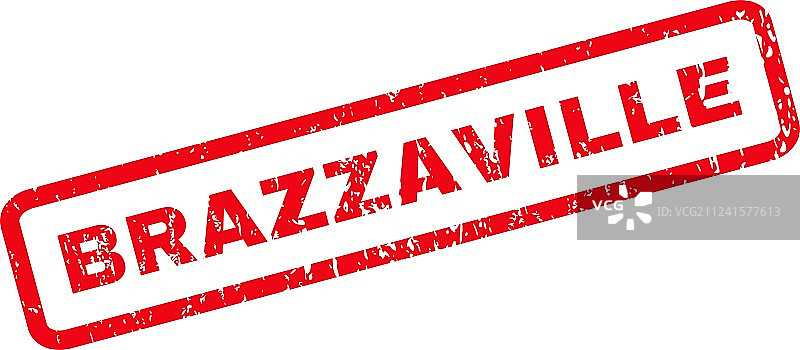 布拉柴维尔橡胶印章图片素材