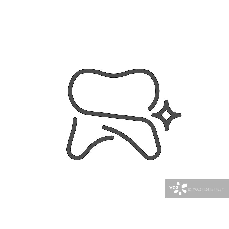 牙齿符号图片素材