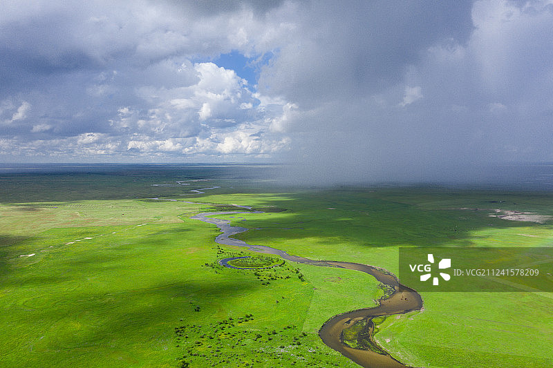 内蒙古呼伦贝尔鄂温克草原图片素材