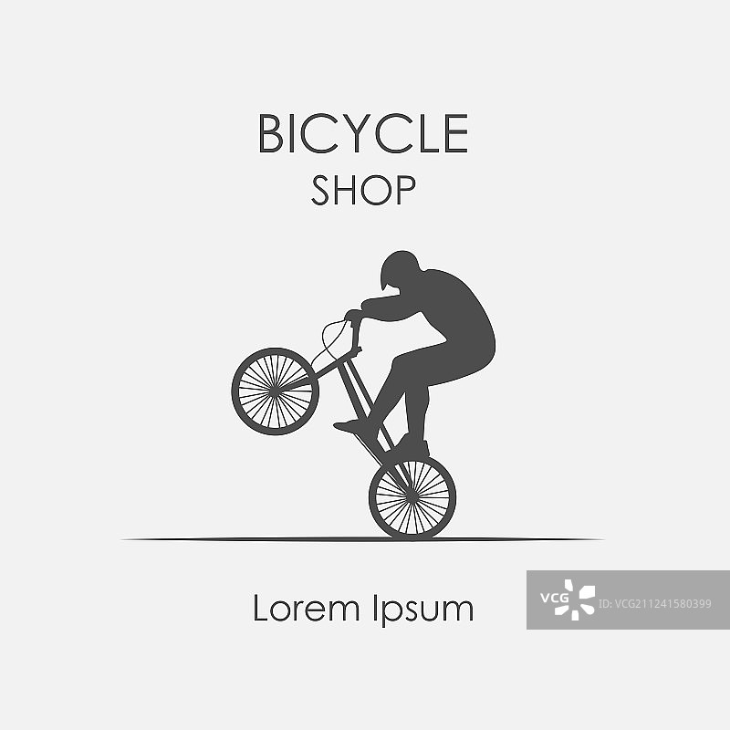 自行车商店标志图片素材