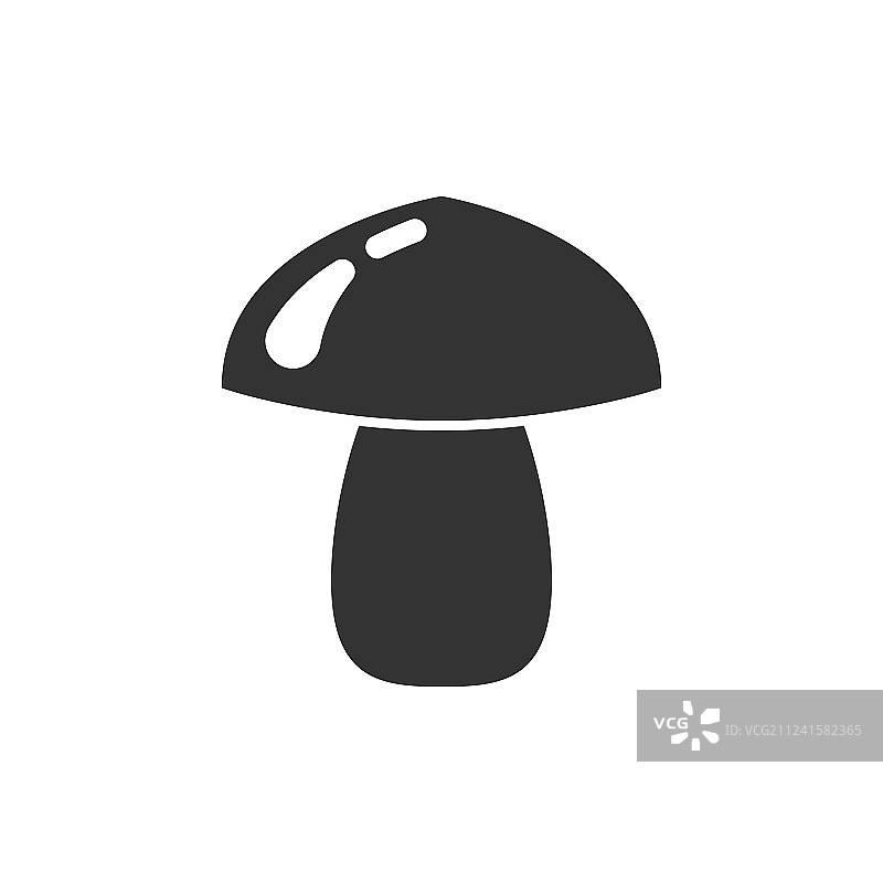 蘑菇黑色图标图片素材