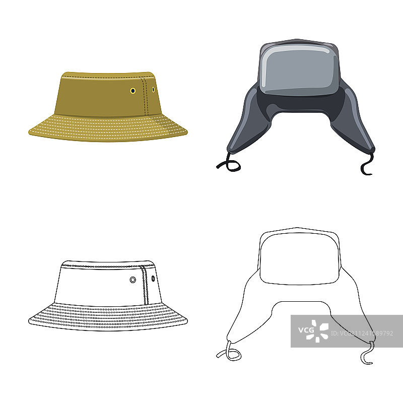 头饰和帽子图标图片素材