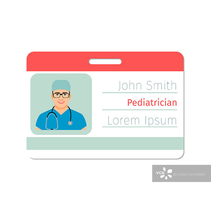 儿科医疗专家徽章图片素材