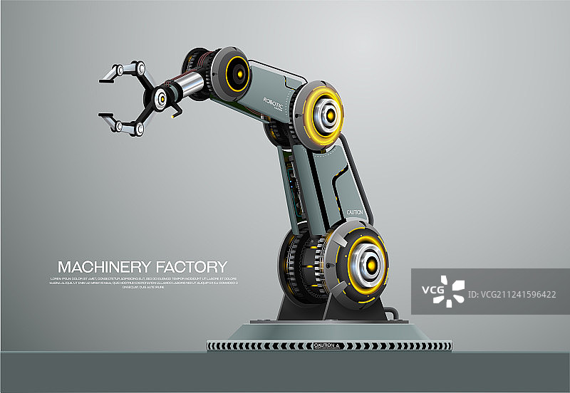 机器手臂工厂图片素材