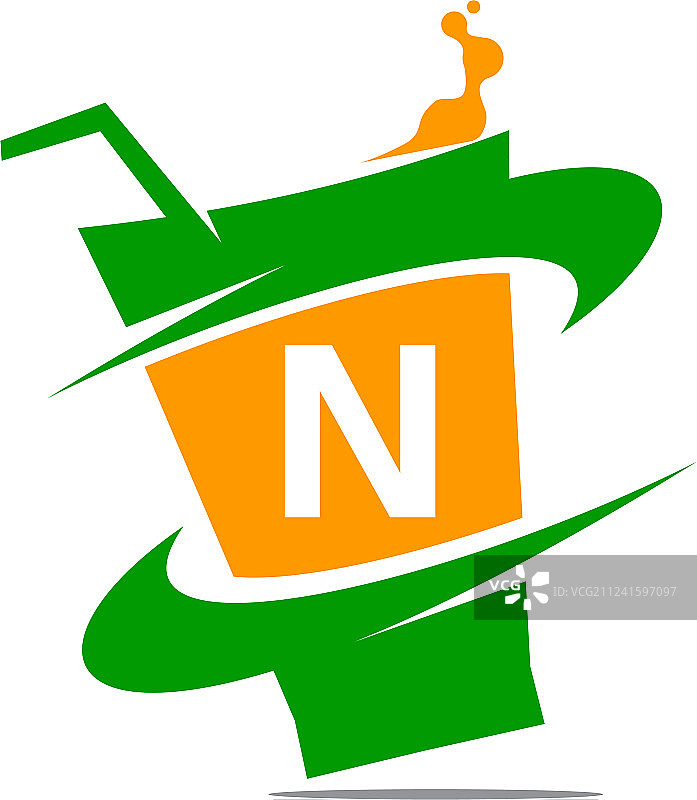 饮品首字母N图片素材