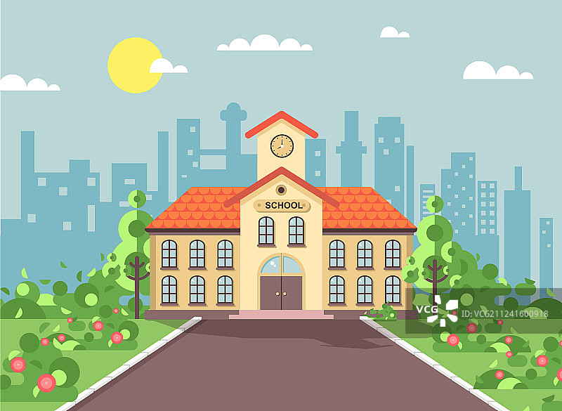 返校季：建筑图片素材