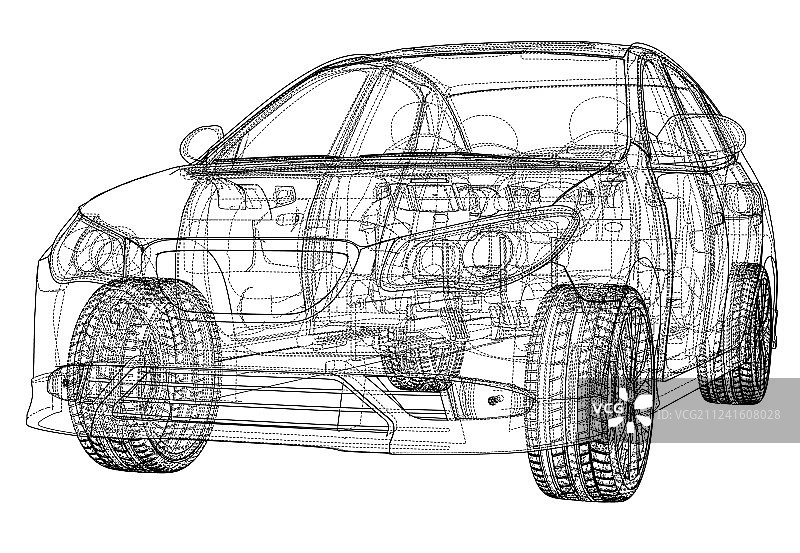 3D概念车渲染图片素材