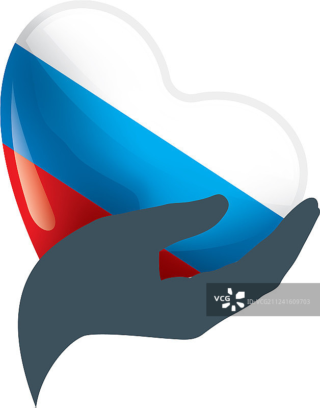 俄罗斯国旗上有白色图片素材