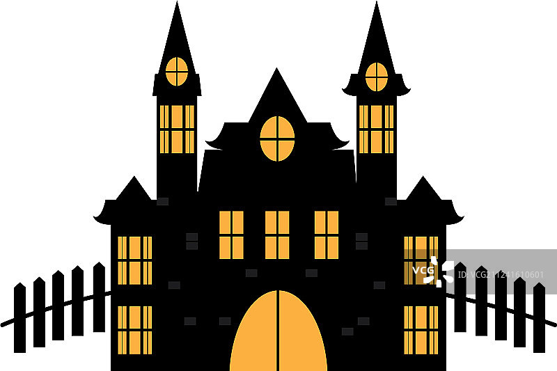 万圣节鬼屋图片素材