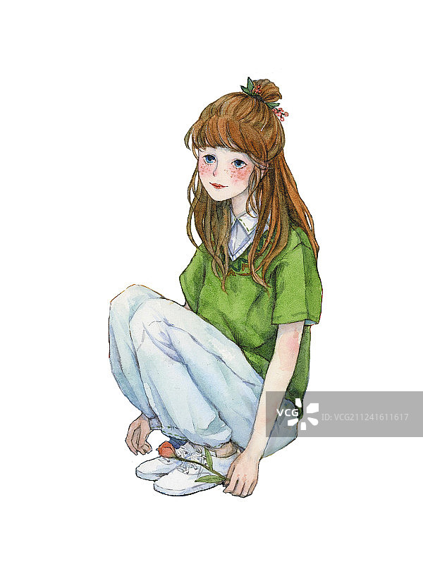 女孩图片素材
