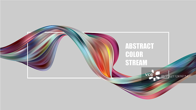 抽象彩色背景色流图片素材