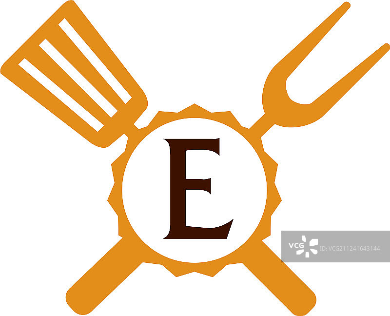 餐厅字母E Logo图片素材