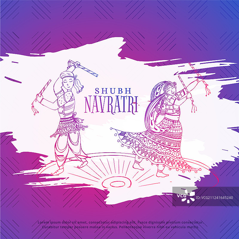 情侣跳印度排棒舞图片素材