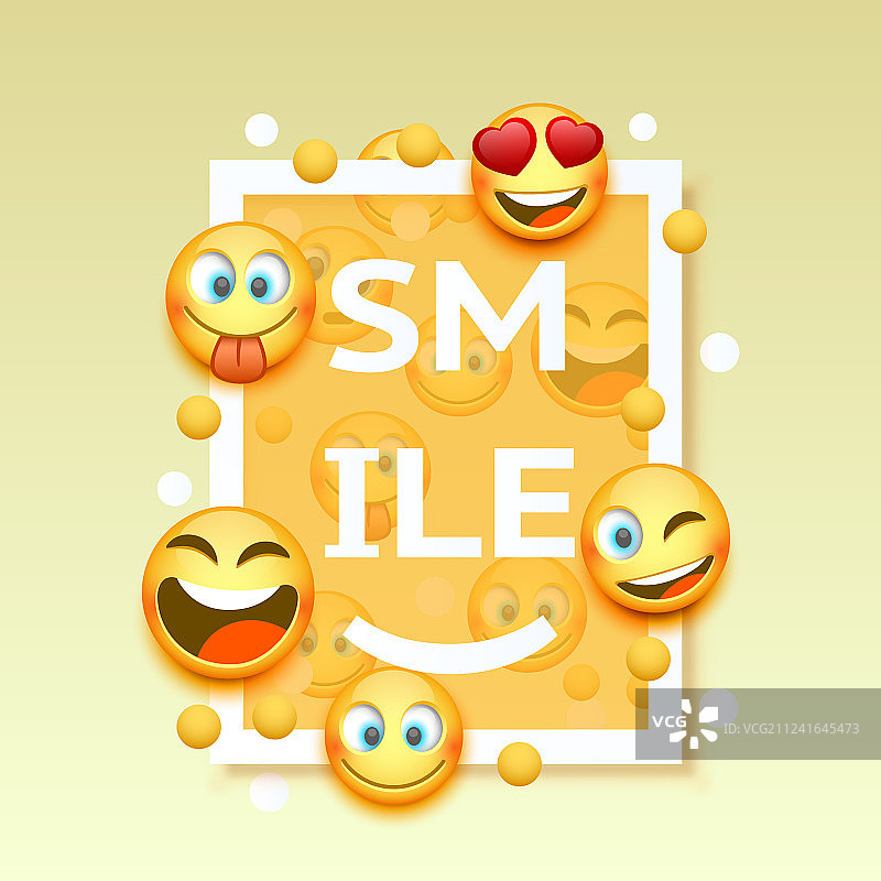 笑脸设计元素图片素材