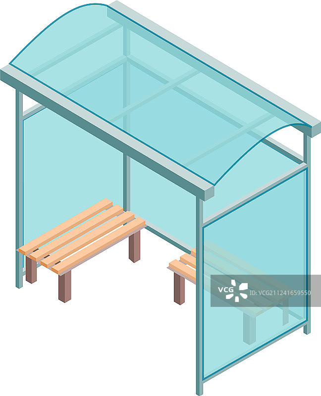 2.5D扁平风格城市概念图片素材