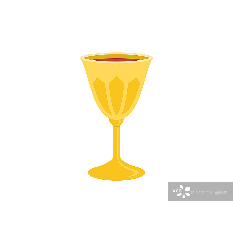 装有红酒的圣杯图片素材