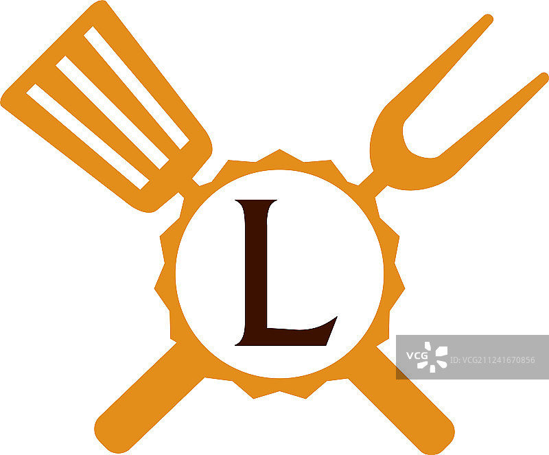 字母L餐厅Logo图片素材