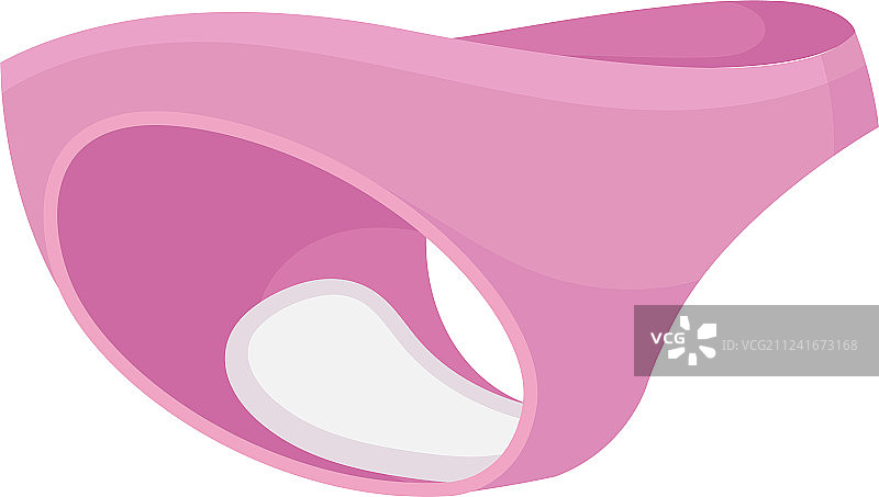 带日用垫的内衣，白色背景图片素材