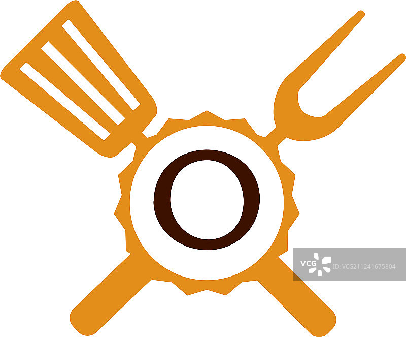 字母O餐厅logo图片素材