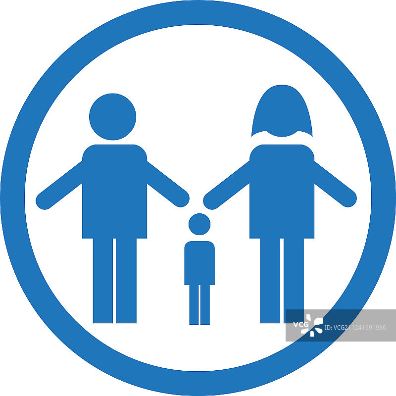 婴儿与社区关怀标志模板图片素材