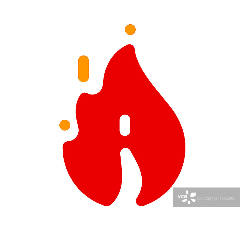 带火花的新蓝色火焰图标图片素材