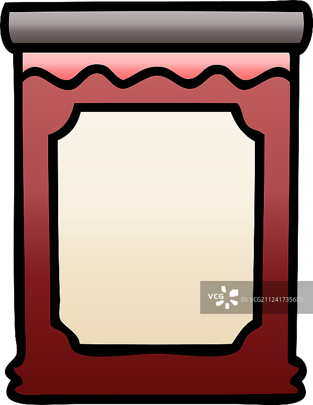 卡通蓝莓酱图片素材