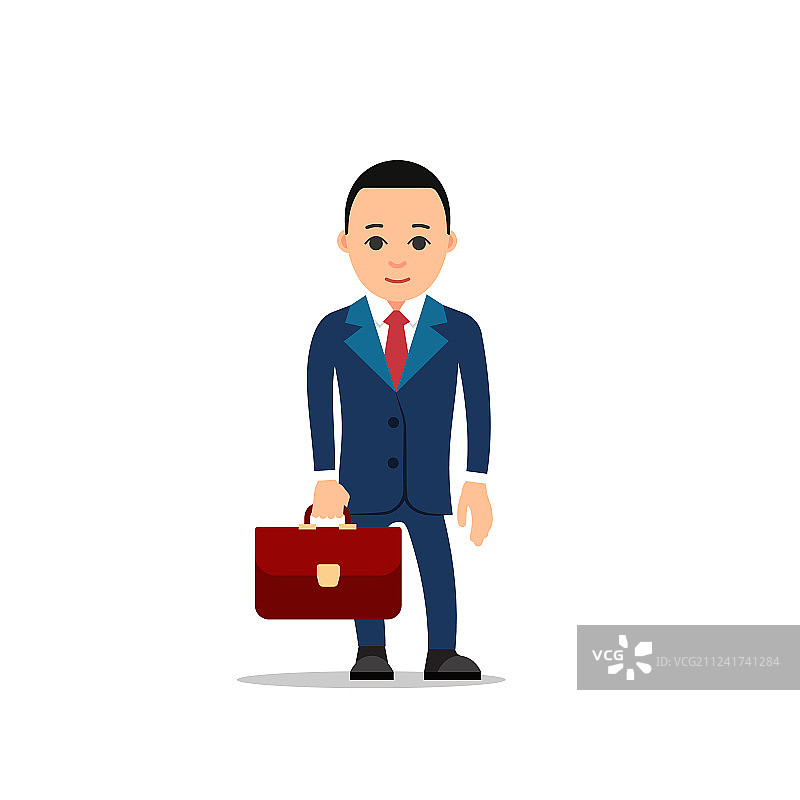 手拿皮革制品的商务男士图片素材