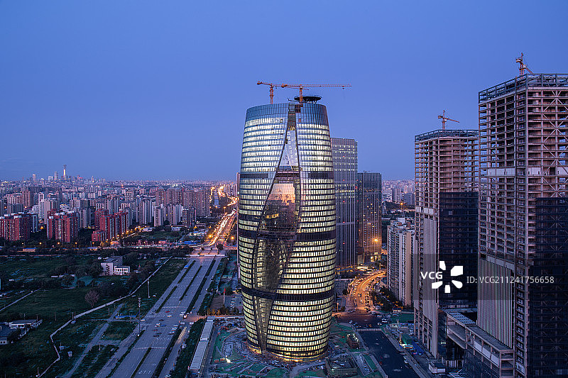 北京丽泽商务区图片素材
