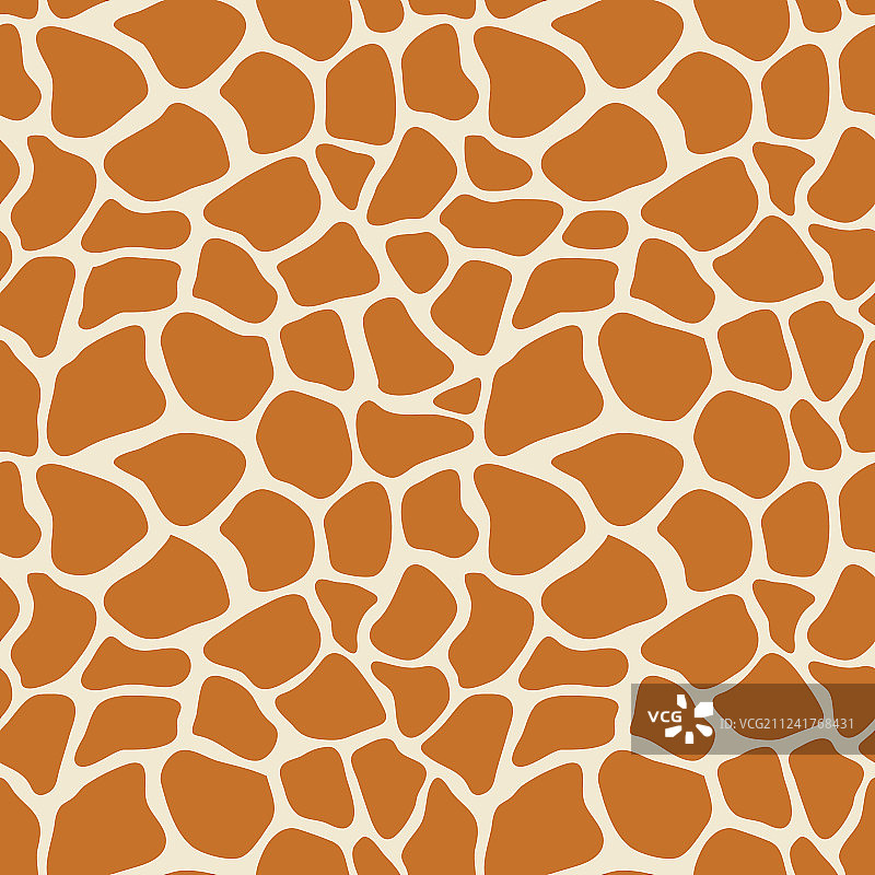 长颈鹿皮纹理无缝图案图片素材