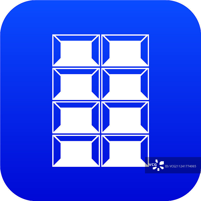 蓝色黑巧克力图标图片素材