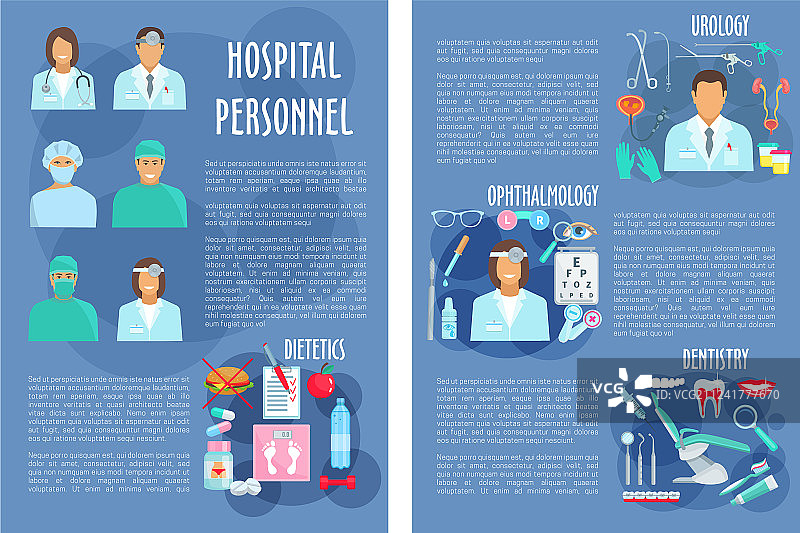 医疗医院人员海报图片素材