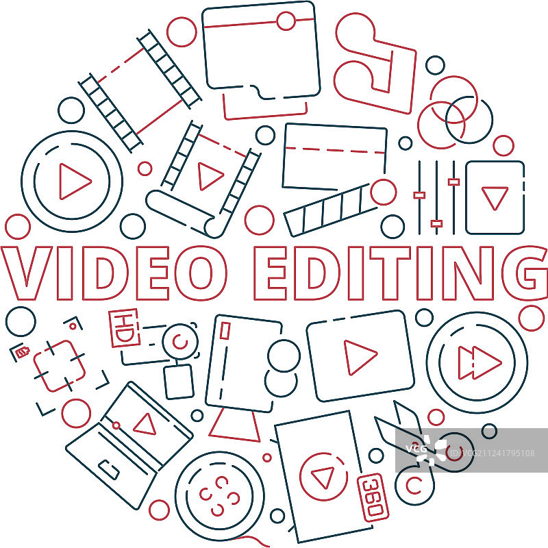 电影胶片圈电影制作背景图片素材