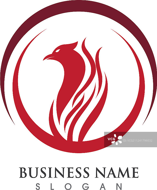 猎鹰翅膀标志模板图标设计图片素材