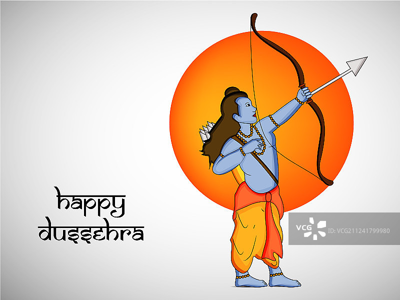 印度教Dussehra节背景图片素材