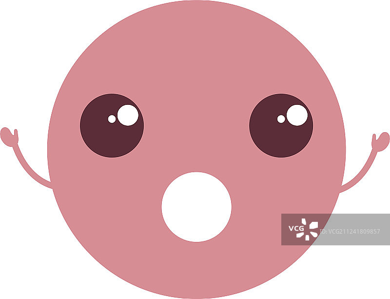 可爱圆形表情符号角色图片素材
