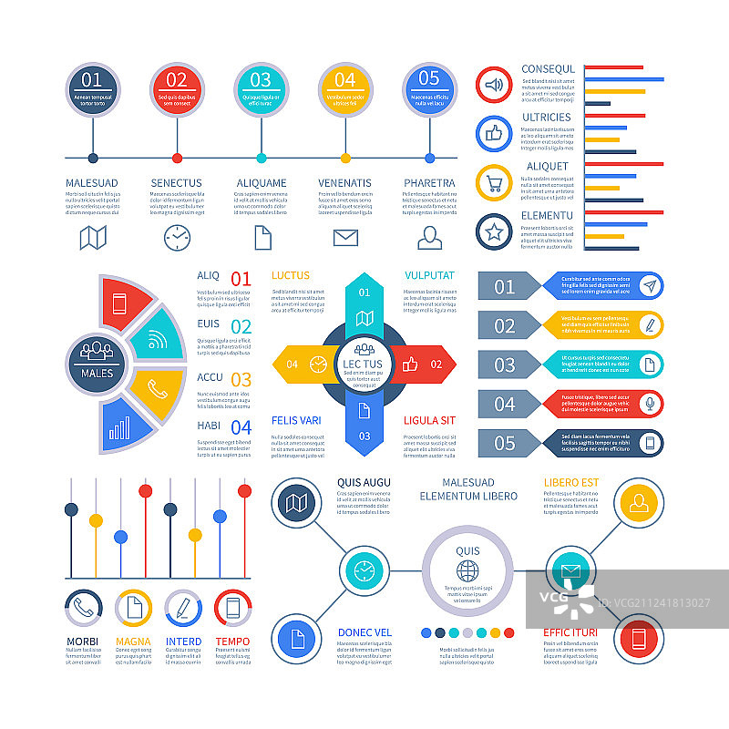 信息图表元素图片素材