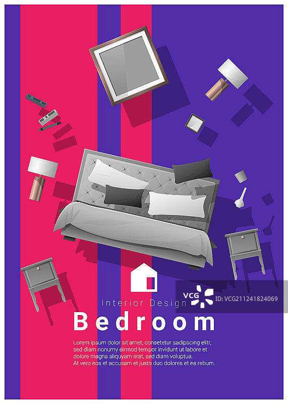 卧室家具室内banner促销图片素材