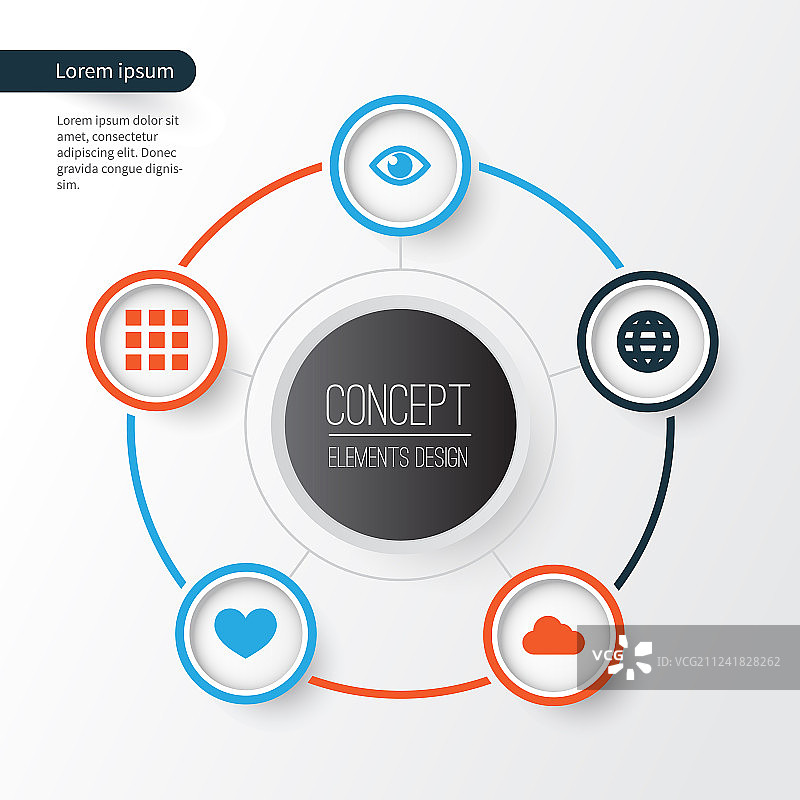 存储应用程序的用户图标集图片素材