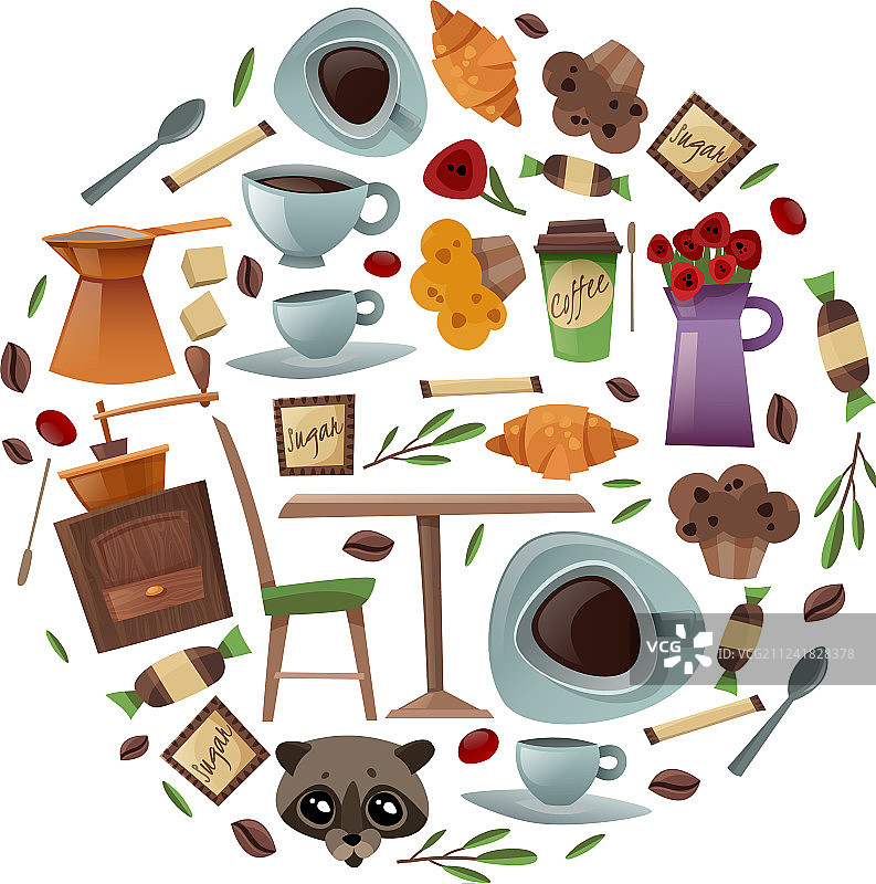 咖啡店图标图片素材