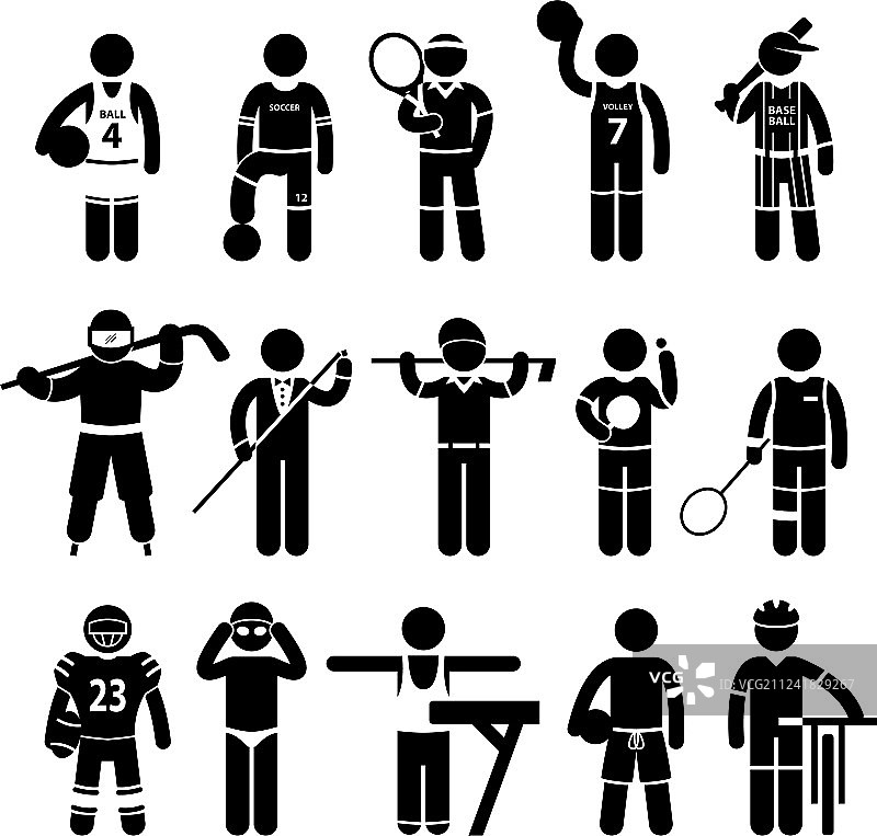 运动服装一套图片素材