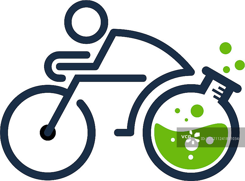 实验室自行车logo图标设计图片素材