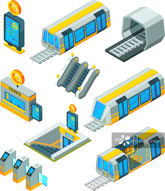 地铁入口元素电动闸机图片素材