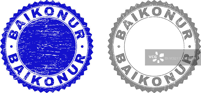 拜科努尔旧印章纹理图片素材