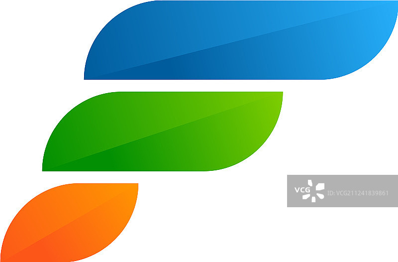 字母F颜料Logo图标设计图片素材